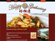 Tablet Screenshot of happygatheringcardiff.co.uk